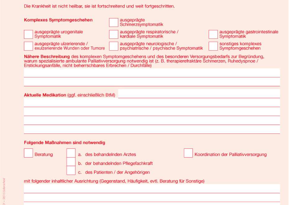 Was ist das Muster 63 (Ärztliche Verordnung)